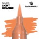 Marcador de tinta acrílica Light Orange com ponta de pincel