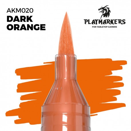 Marcador acrílico Playmarker Dark Orange da AK-Interactive