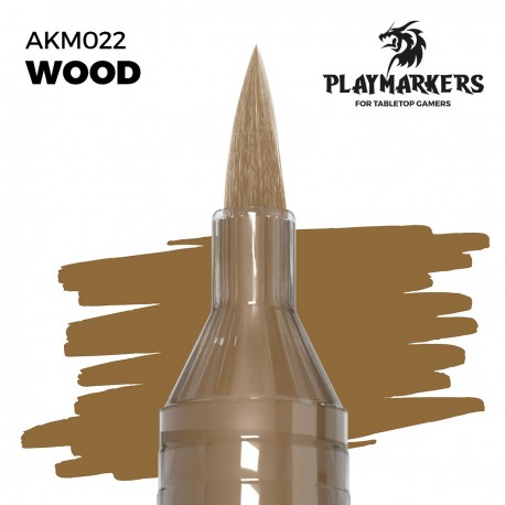 Marcador de tinta acrílica Playmarker cor Wood