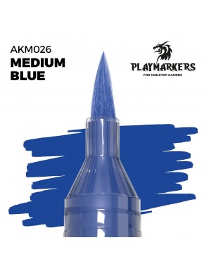 Marqueur de peinture acrylique bleu moyen Playmarker