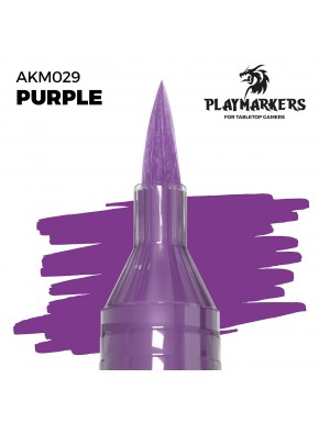 Marqueur Playmarker violet avec pointe pinceau