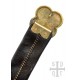 Cinturón medieval de cuero con latón del Príncipe Negro