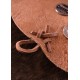 Pochette en cuir médiévale marron clair Ulfberth