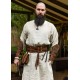 Cinturón marrón de cuero aceitado Sindri para cosplay medieval