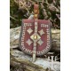 Sacoche en cuir viking avec garnitures en laiton
