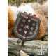 Sac viking en cuir avec garnitures en laiton