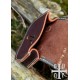 Sac viking en cuir avec garnitures en laiton