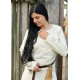 Vestido vikingo de lana natural en sarga.