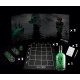 Juego de Chupitos Fuego Valyrio Botella + Vasos + Juego