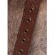 Ceinture en cuir celtique marron avec boucle en laiton