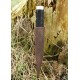 Couteau Sgian Dubh avec lame en acier Damas