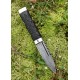 Couteau Sgian Dubh avec lame en acier Damas