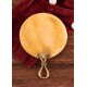 Miroir rond en laiton avec motifs celtiques