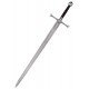 Épée Gallowglass irlandaise à deux mains, pommeau annulaire