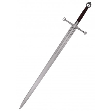 Épée Gallowglass irlandaise à deux mains, pommeau annulaire