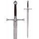 Épée Gallowglass irlandaise à deux mains, pommeau annulaire