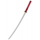 Katana John Lee Noh con funda roja