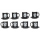 Set 4 mini cups Harry Potter Houses of Hogwarts