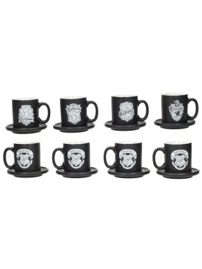 Set 4 mini cups Harry Potter Houses of Hogwarts