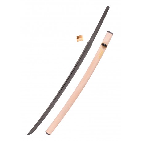 Katana pratique John Lee avec fourreau en bois