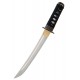 Tanto John Lee Musashi Ichi con empuñadura negra y funda de madera