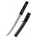 Dague Aikuchi Tanto de John Lee avec fourreau noir