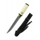 Tanto Hanwei avec manche blanc et fourreau noir