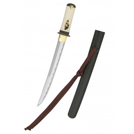 Tanto Tori de Hanwei con hoja y saya marrón
