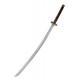 Kondoru Katana con mango de nogal y vaina