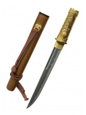 Tanto Bushido de Hanwei avec saya et détails en laiton
