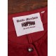 Robe médiévale en velours rouge Cotehardie Isabell