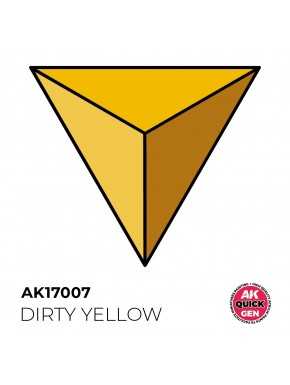 Peinture acrylique Dirty Yellow d'AK-Interactive