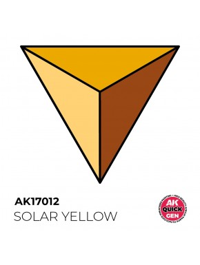 Peinture acrylique Solar Yellow AK-Interactive 18 ml