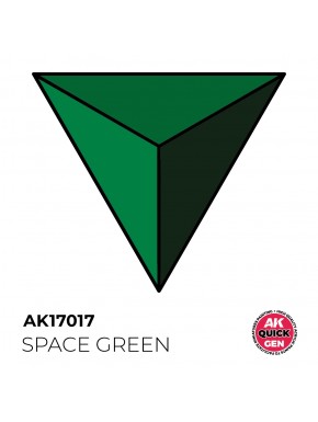 Bouteille de peinture acrylique Space Green par AK-Interactive