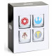 Set van glazen Star Wars logo ' s