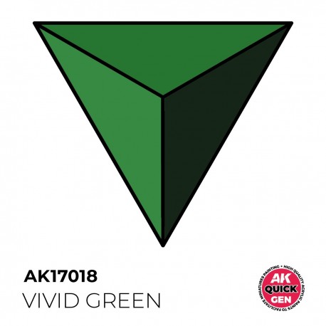 Pintura acrílica verde Vivid Green AK-Interactive