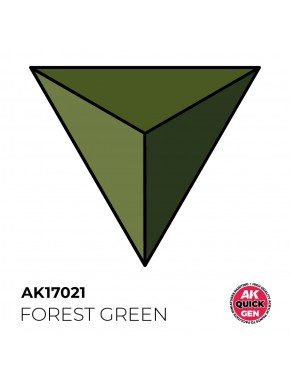 Peinture acrylique vert forêt Quick Gen par AK-Interactive