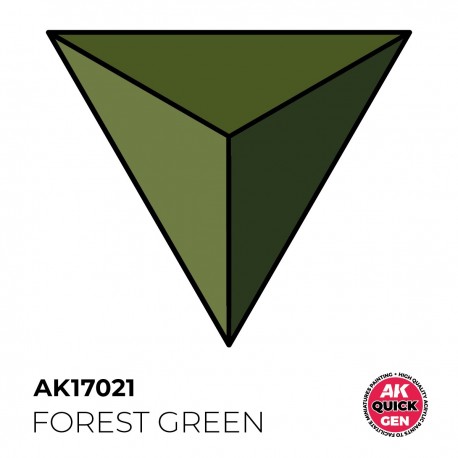 Peinture acrylique vert forêt Quick Gen par AK-Interactive