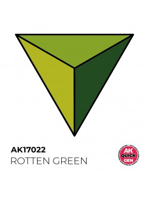 Peinture acrylique verte Rotten Green de 18 ml