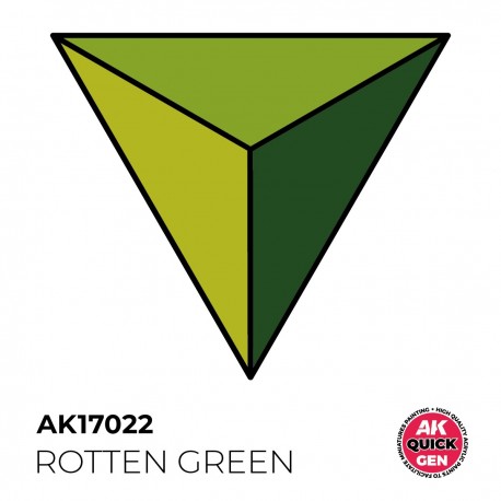 Peinture acrylique verte Rotten Green de 18 ml