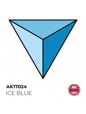 Peinture acrylique Ice Blue AK-Interactive flacon 18 ml