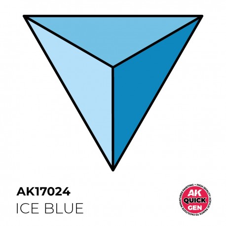 Peinture acrylique Ice Blue AK-Interactive flacon 18 ml