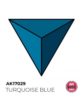 Peinture acrylique Bleu Turquoise AK-Interactive 18 ml