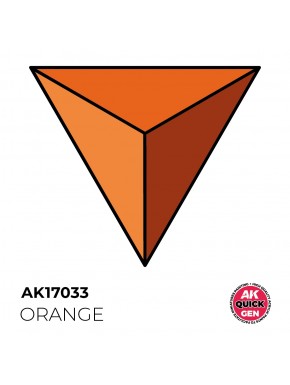 Peinture Acrylique AK-Interactive Orange Quick Gen 18 ml