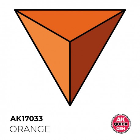 Peinture Acrylique AK-Interactive Orange Quick Gen 18 ml
