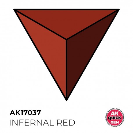 Peinture acrylique Infernal Red d'AK-Interactive