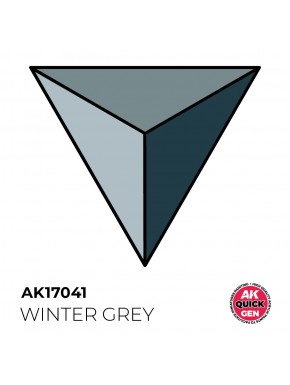 Flacon de peinture acrylique Winter Grey d'AK-Interactive