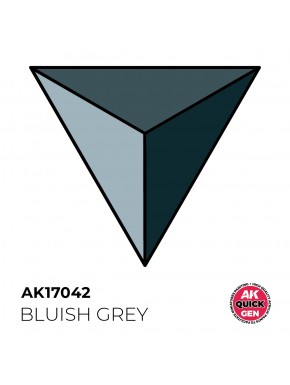 Bote de pintura acrílica AK-Interactive Bluish Grey 18 ml