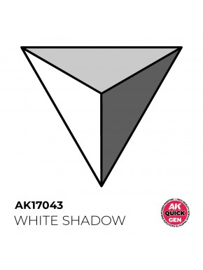 Peinture acrylique White Shadow par AK-Interactive 18 ml