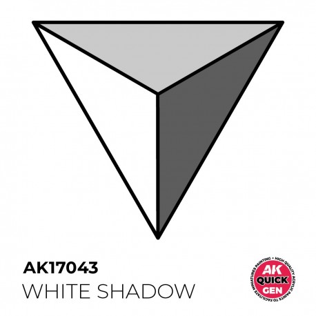 Peinture acrylique White Shadow par AK-Interactive 18 ml